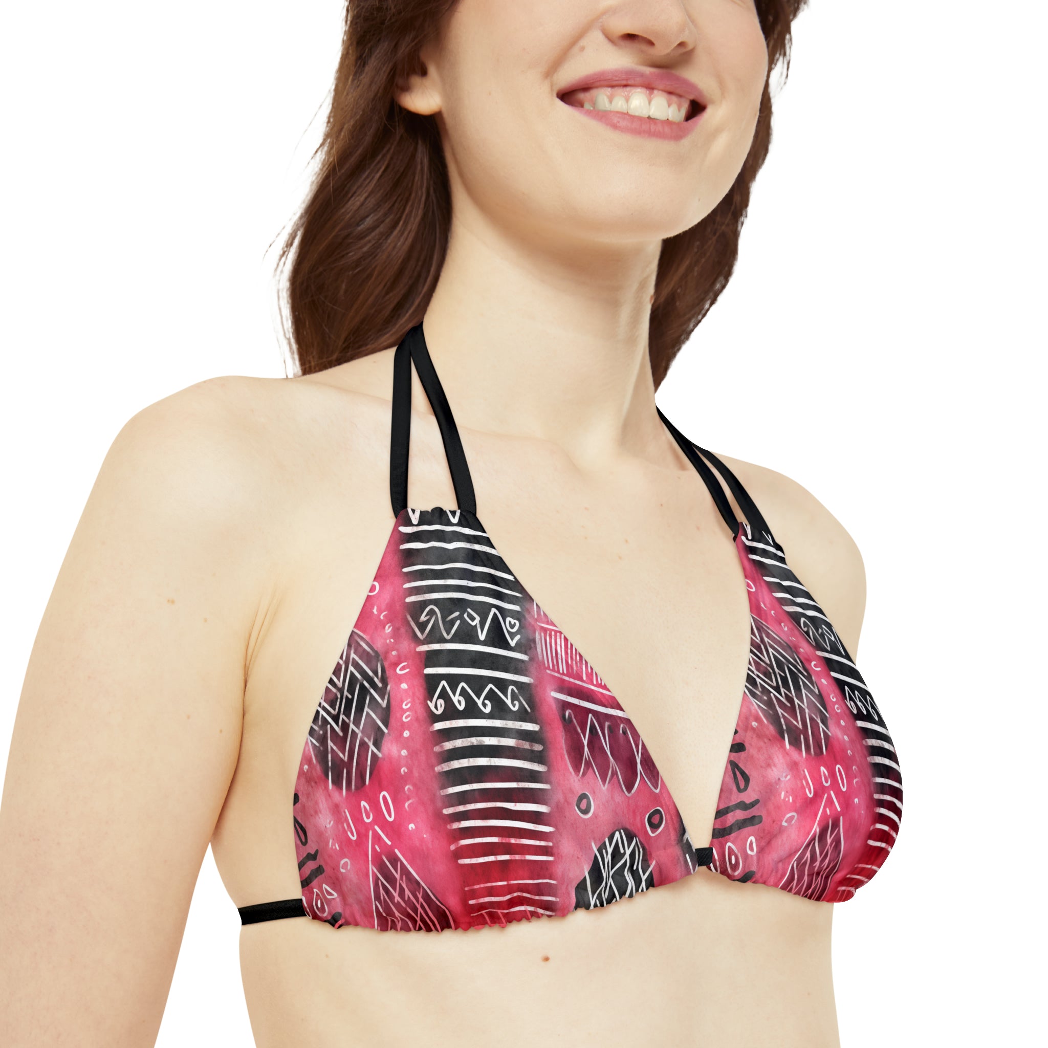 Strappy Bikini Set (AOP)