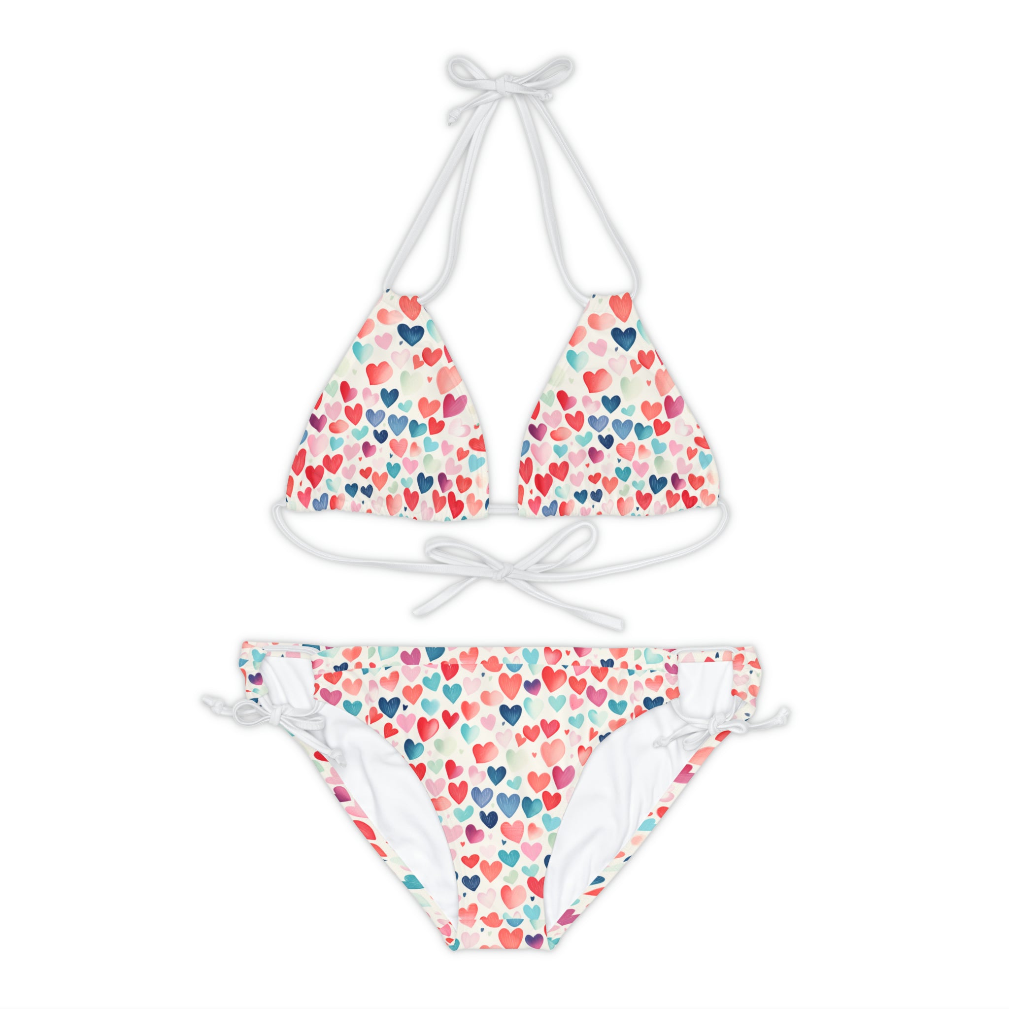 Strappy Bikini Set (AOP)