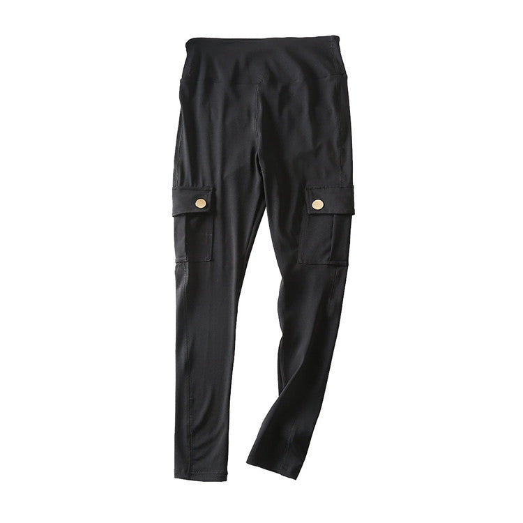 Akatonbo Skinny Slim High Elastic Gym Pants