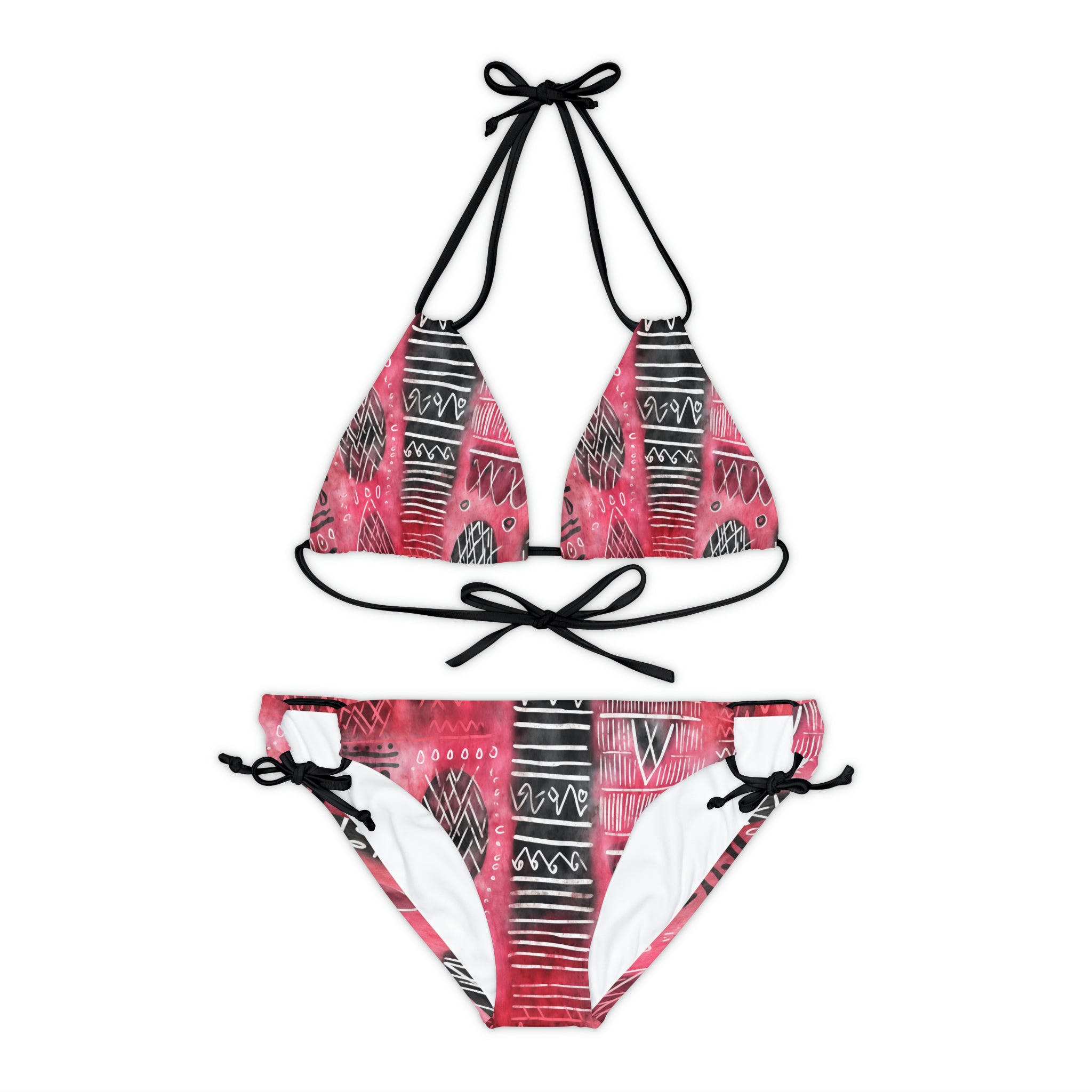 Strappy Bikini Set (AOP)