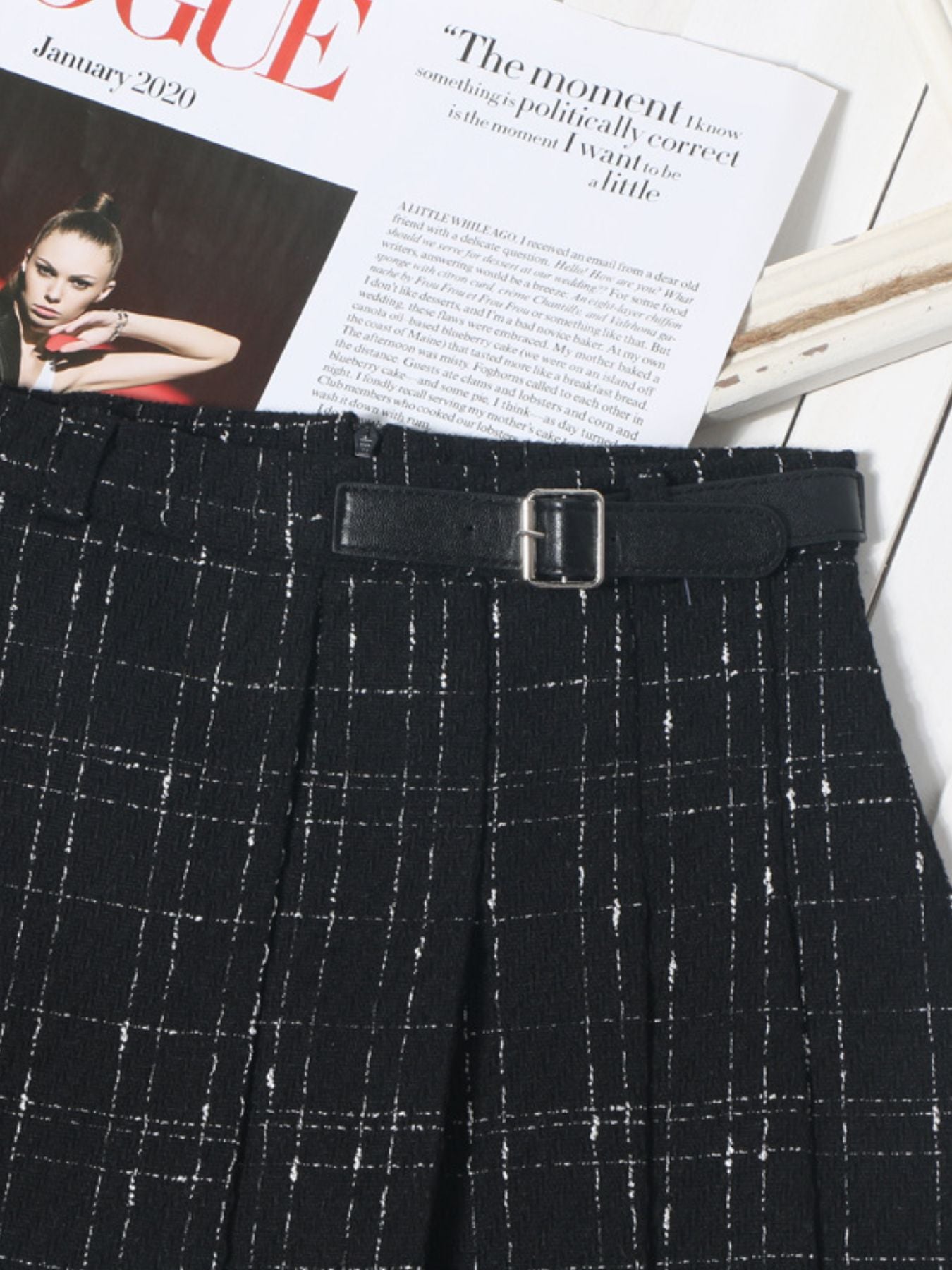 Shop Pleated Plaid Mini Skirt - Women's Fashion | Akatonbo