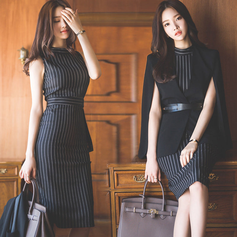 Robes élégantes pour femmes, automne, bureau, printemps