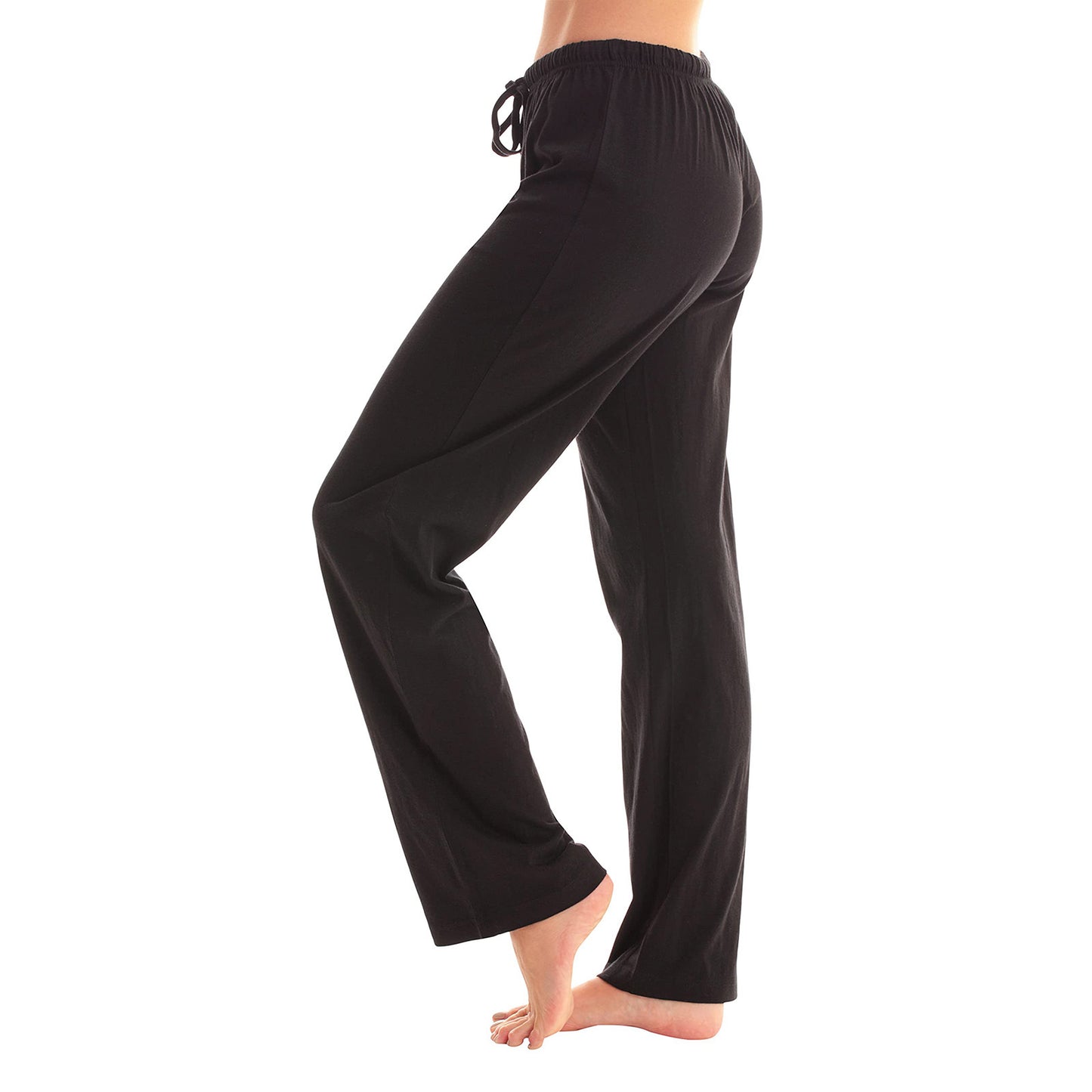 Akatonbo Drawstring Plaid Print Trousers Casual Loose Sports Home Pants Women