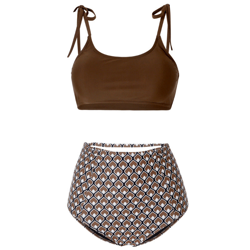 Bikini de moda de tres piezas para mujer
