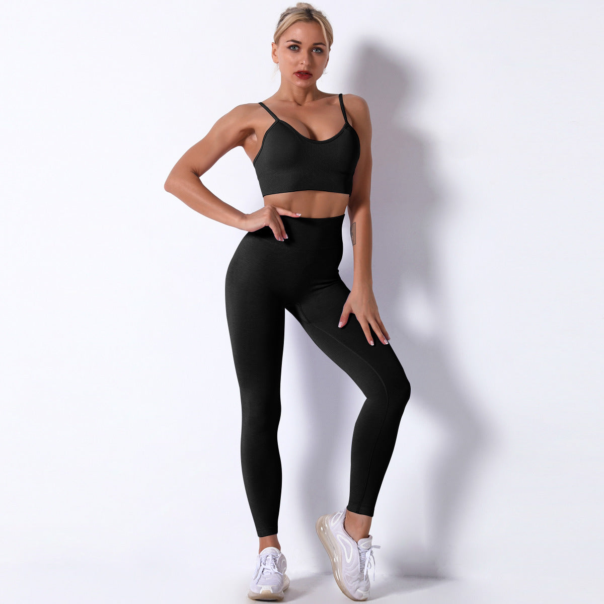 Akatonbo Gym And Yoga Pants Sports Two-Piece Set