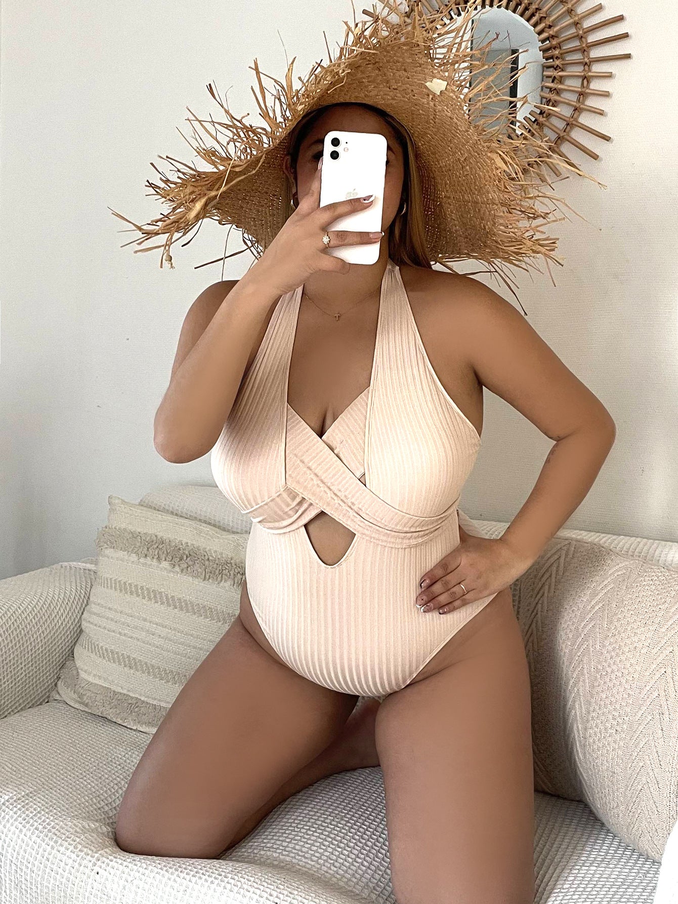 Maillot de bain une pièce grande taille pour femme