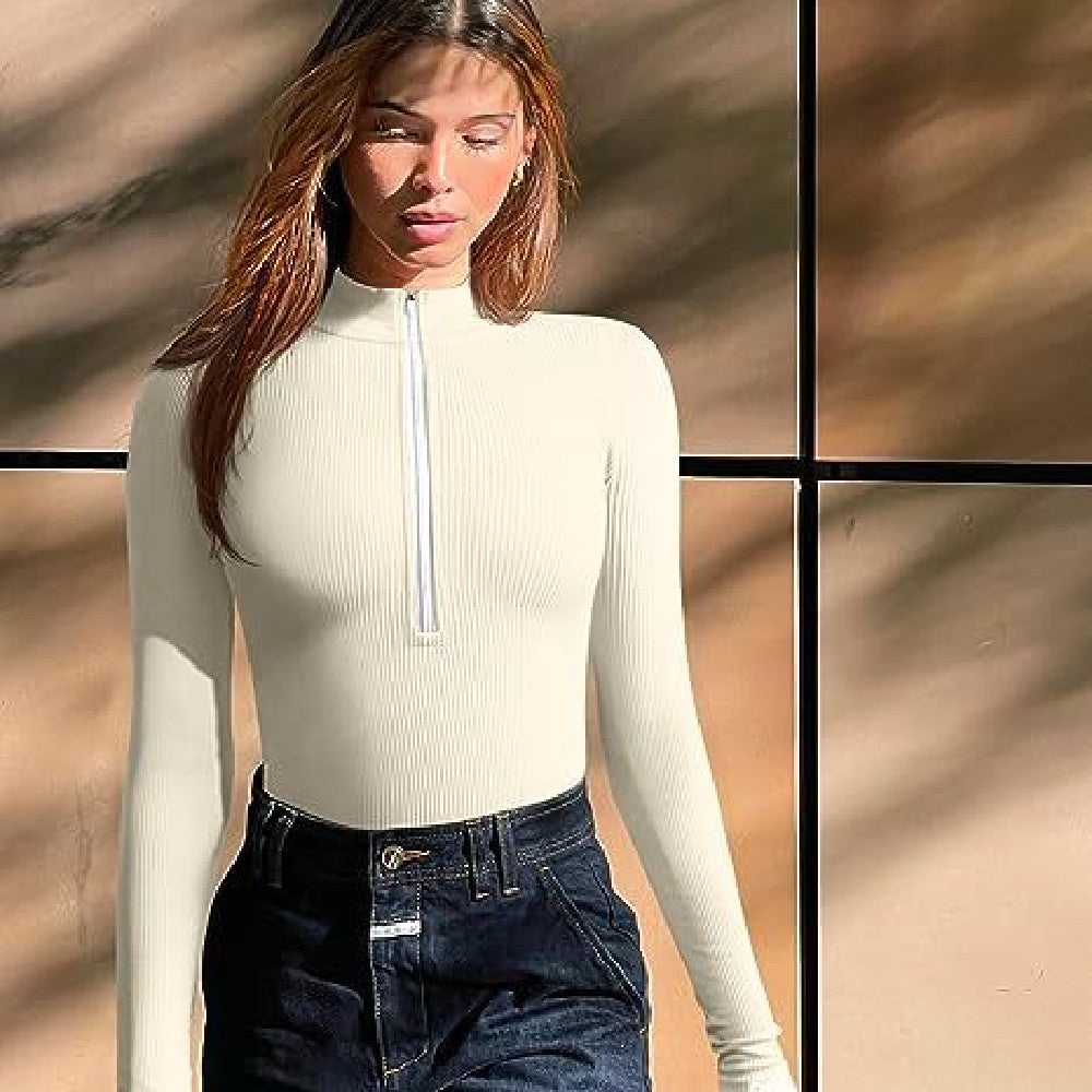 Akatonbo Fashion Long Sleeve Jumpsuit Seamless Slimming Shapewear For Women Romper