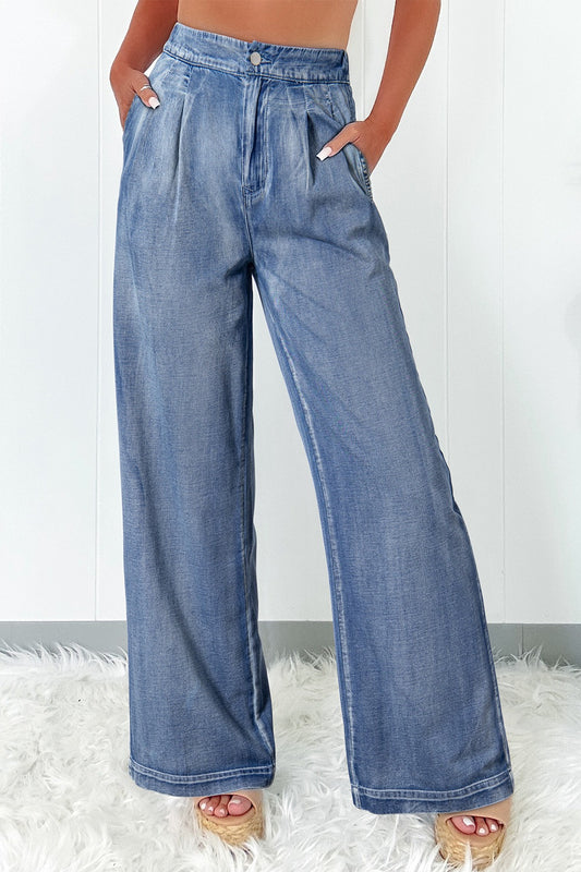 Shop High-Waisted Wide-Leg Jeans - Women's Fashion | Akatonbo