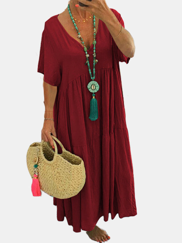 Classic Plus Size Large Swing Dress