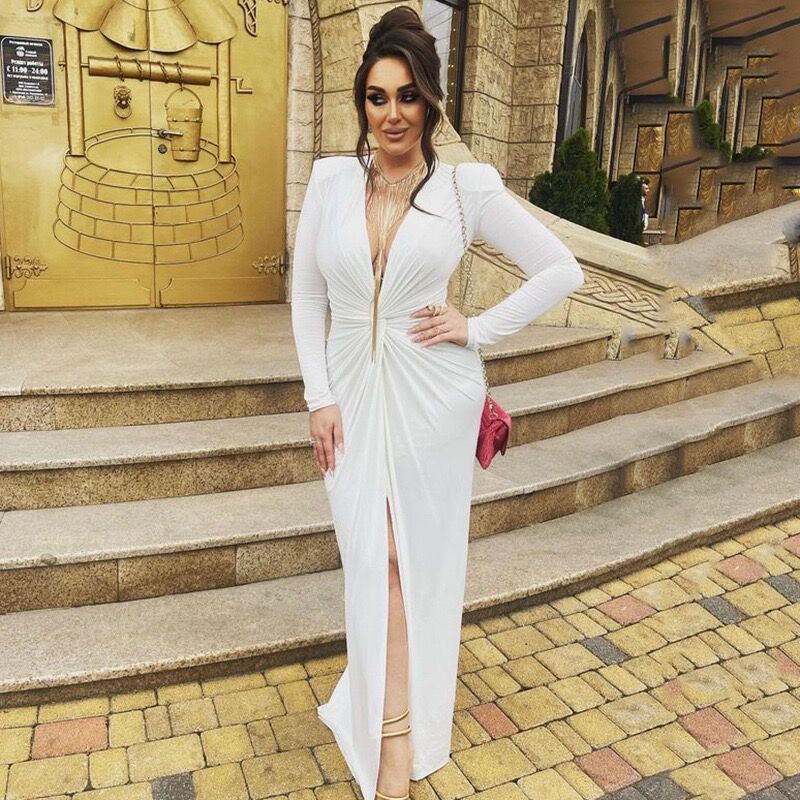 Glamorous Sexy Pleated Dress