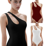 Sleeveless One-shoulder Jumpsuit