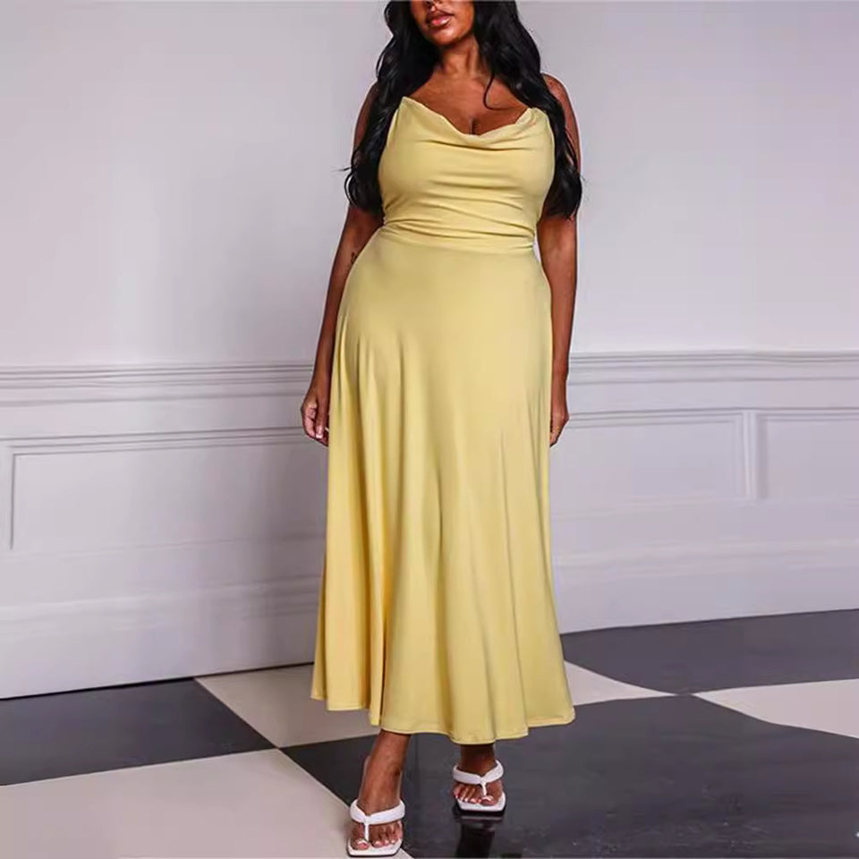 Backless lowcut Evening Dress Plus Sizes