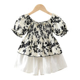 Girls Summer Suit Baby 1 6 Years Old 2 Children 3 Small Children's Clothing