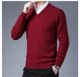 Men's Worsted Woolen Sweater Men's Thickened