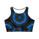 Fully Lined, Padded Sports Bra (AOP)
