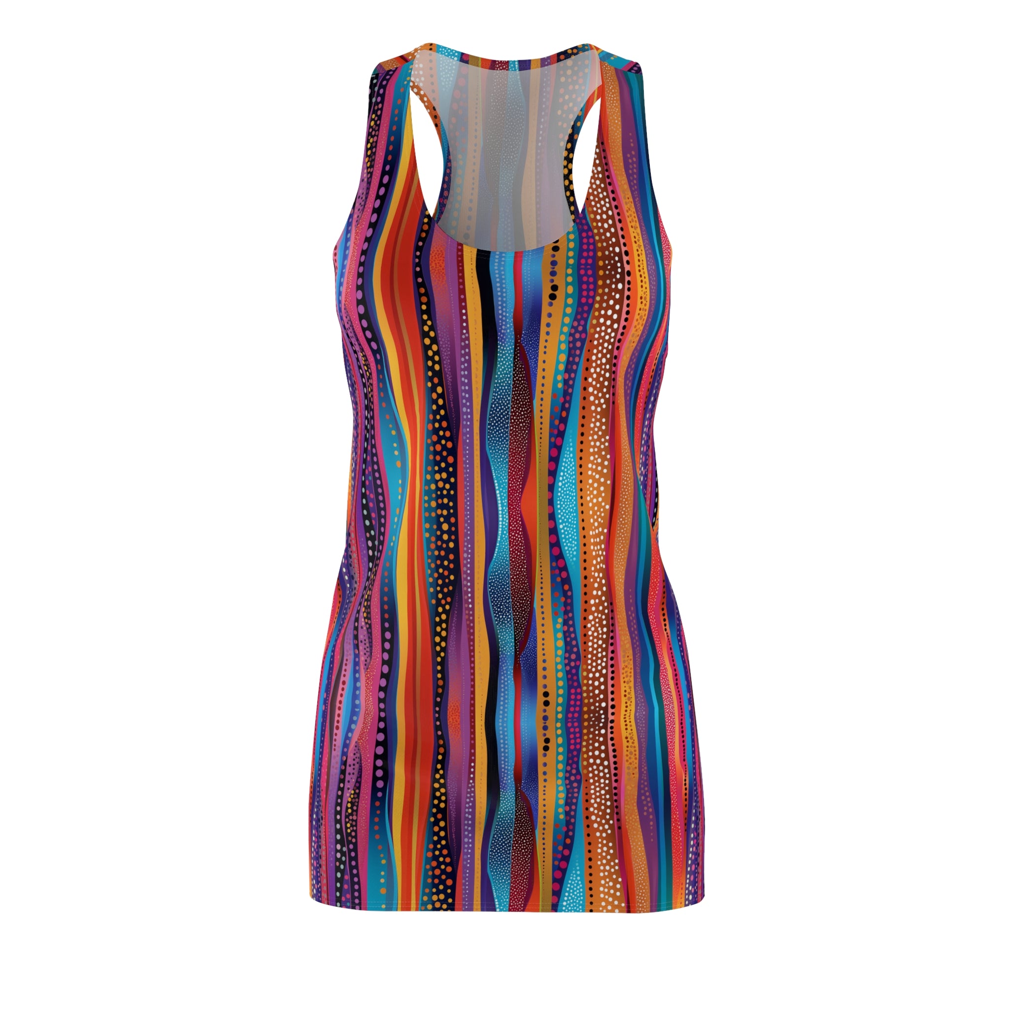 Women's Cut & Sew Racerback Dress (AOP)
