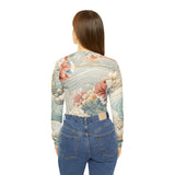 Women's Long Sleeve V-neck Shirt (AOP)