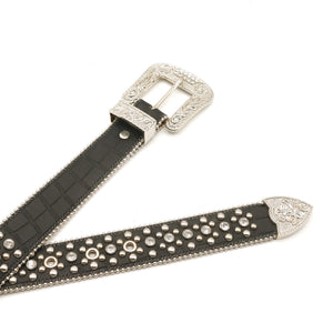 Fashion Personality Rhinestone Men's Belt Rivet