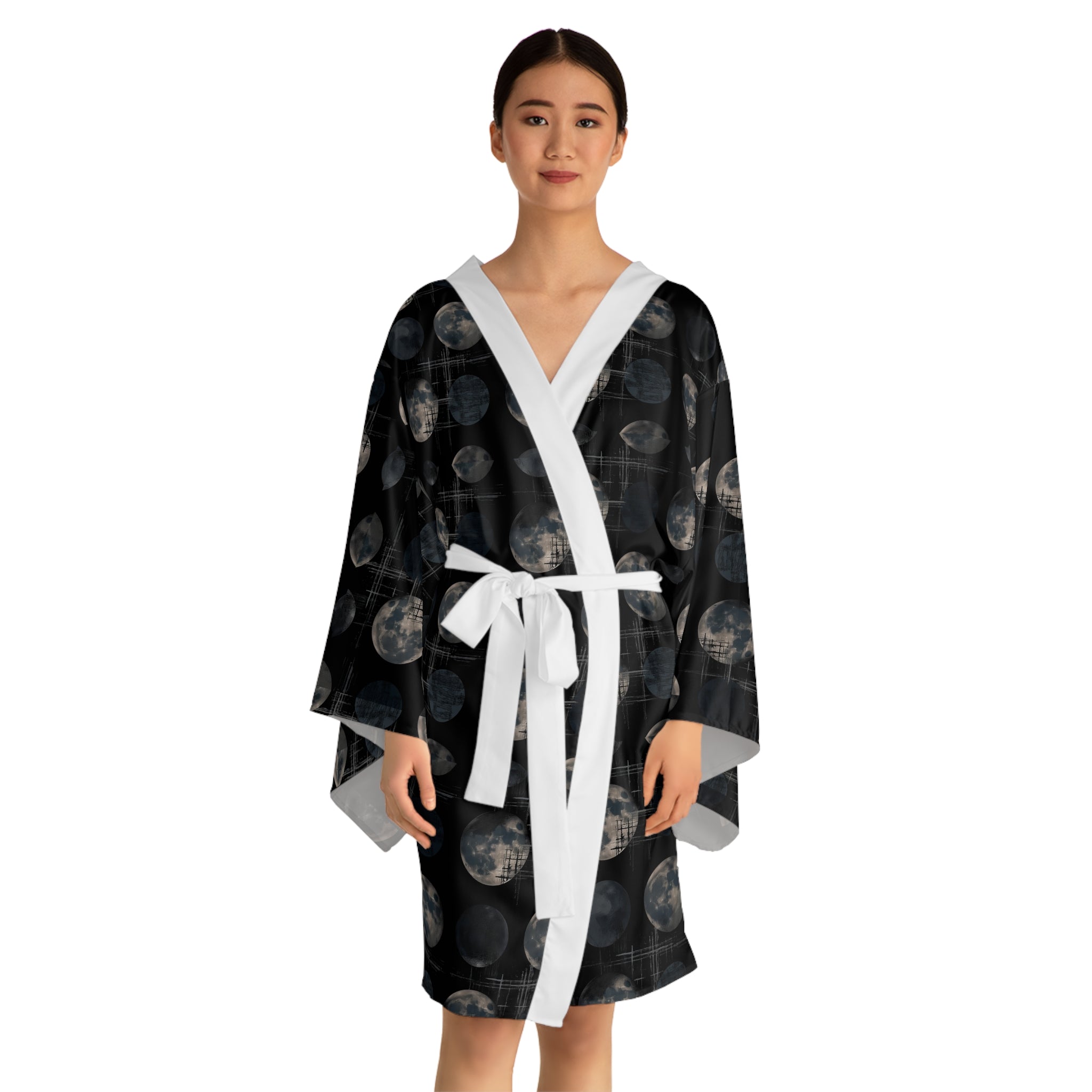 Long Sleeve Kimono Robe (AOP)