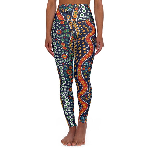 High Waisted Yoga Leggings (AOP)