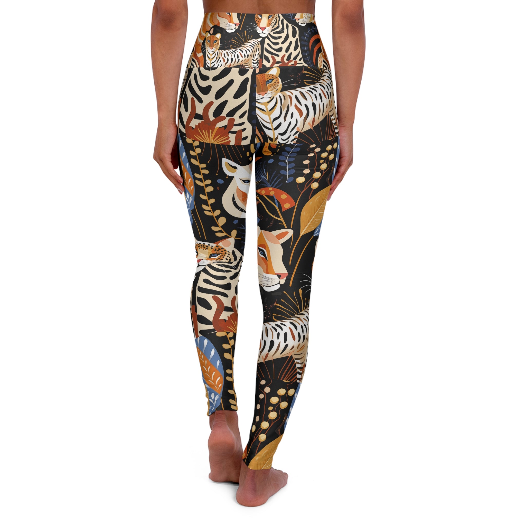High Waisted Yoga Leggings (AOP)