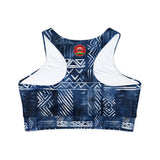 Fully Lined, Padded Sports Bra (AOP)