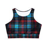 Fully Lined, Padded Sports Bra (AOP)
