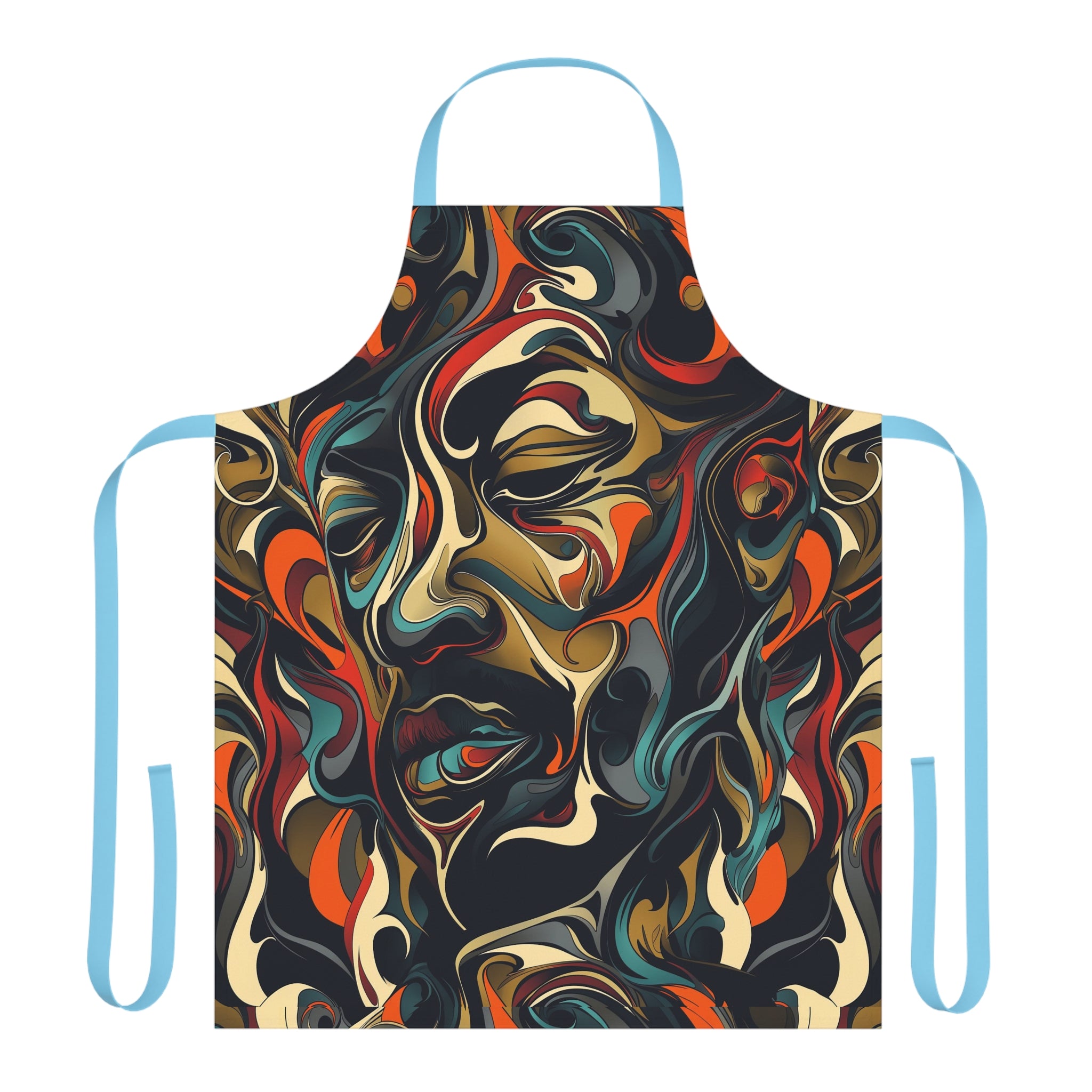 Apron, 5-Color Straps (AOP)