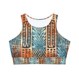 Fully Lined, Padded Sports Bra (AOP)