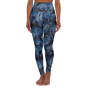 High Waisted Yoga Leggings (AOP)