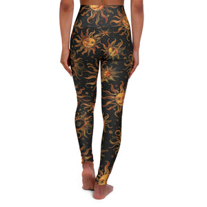 High Waisted Yoga Leggings (AOP)