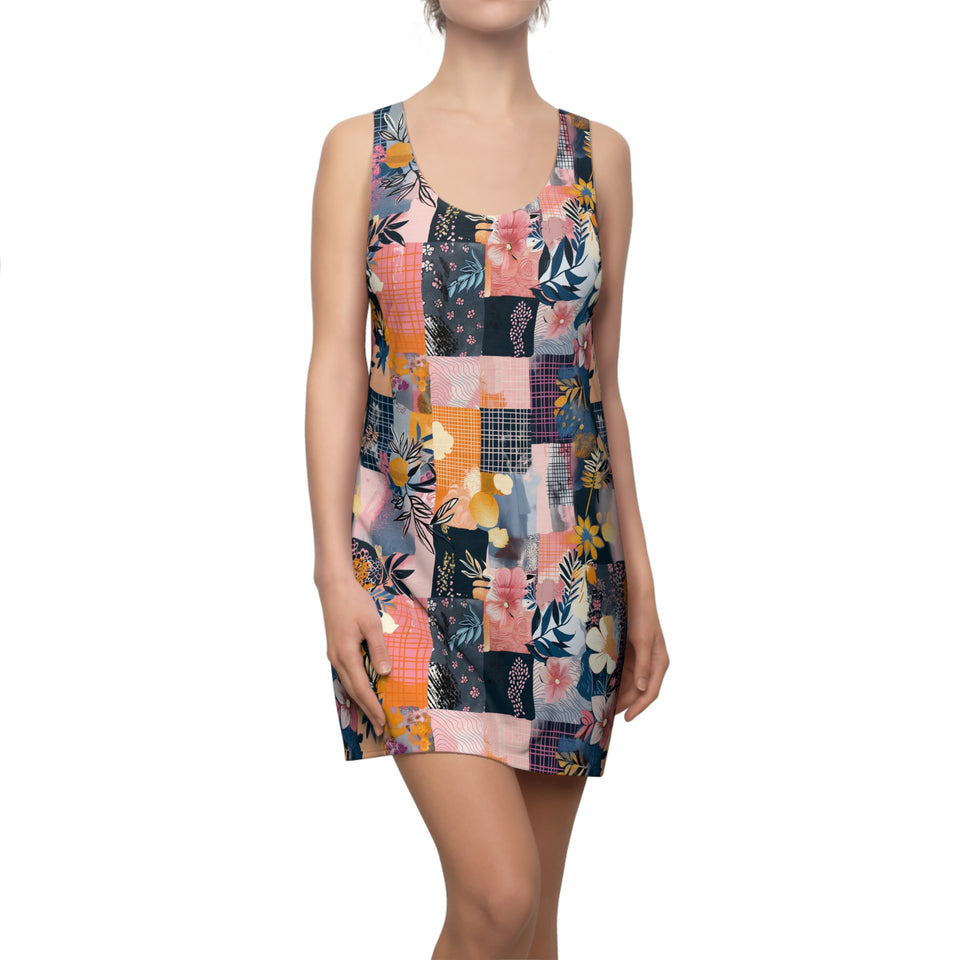 Women's Cut & Sew Racerback Dress (AOP)
