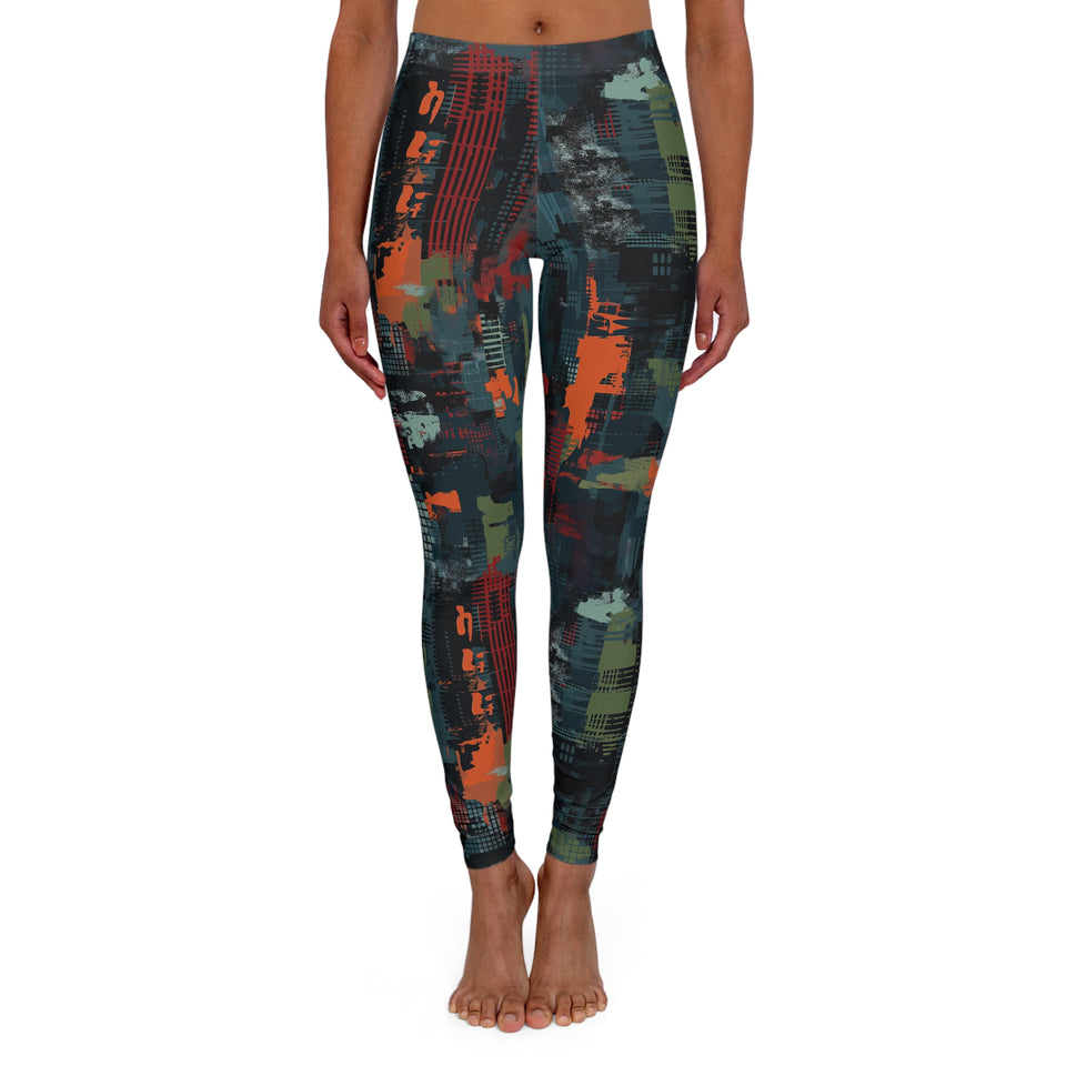 Women's Casual Spandex Leggings (AOP)