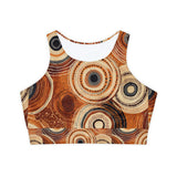 Fully Lined, Padded Sports Bra (AOP)