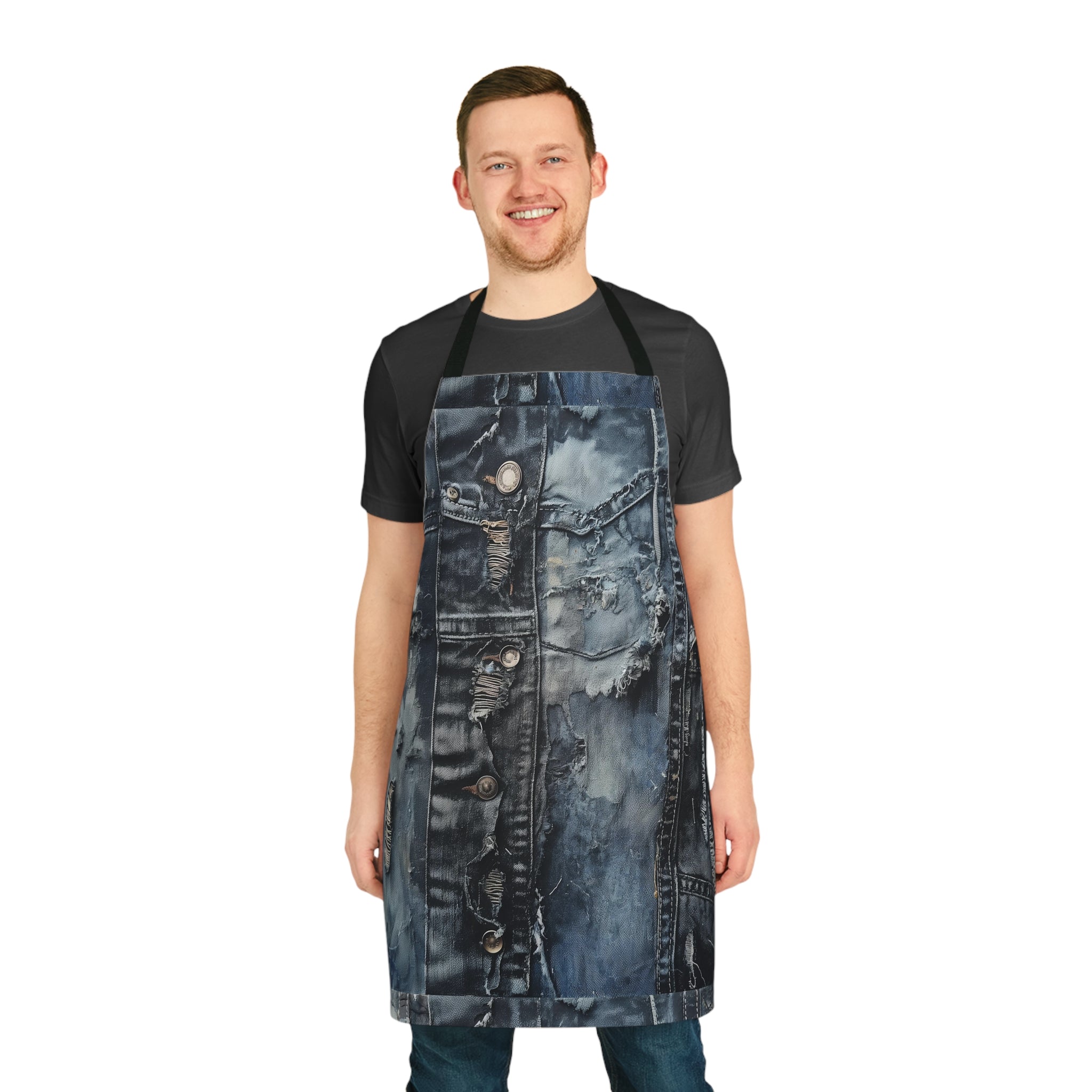 Apron, 5-Color Straps (AOP)
