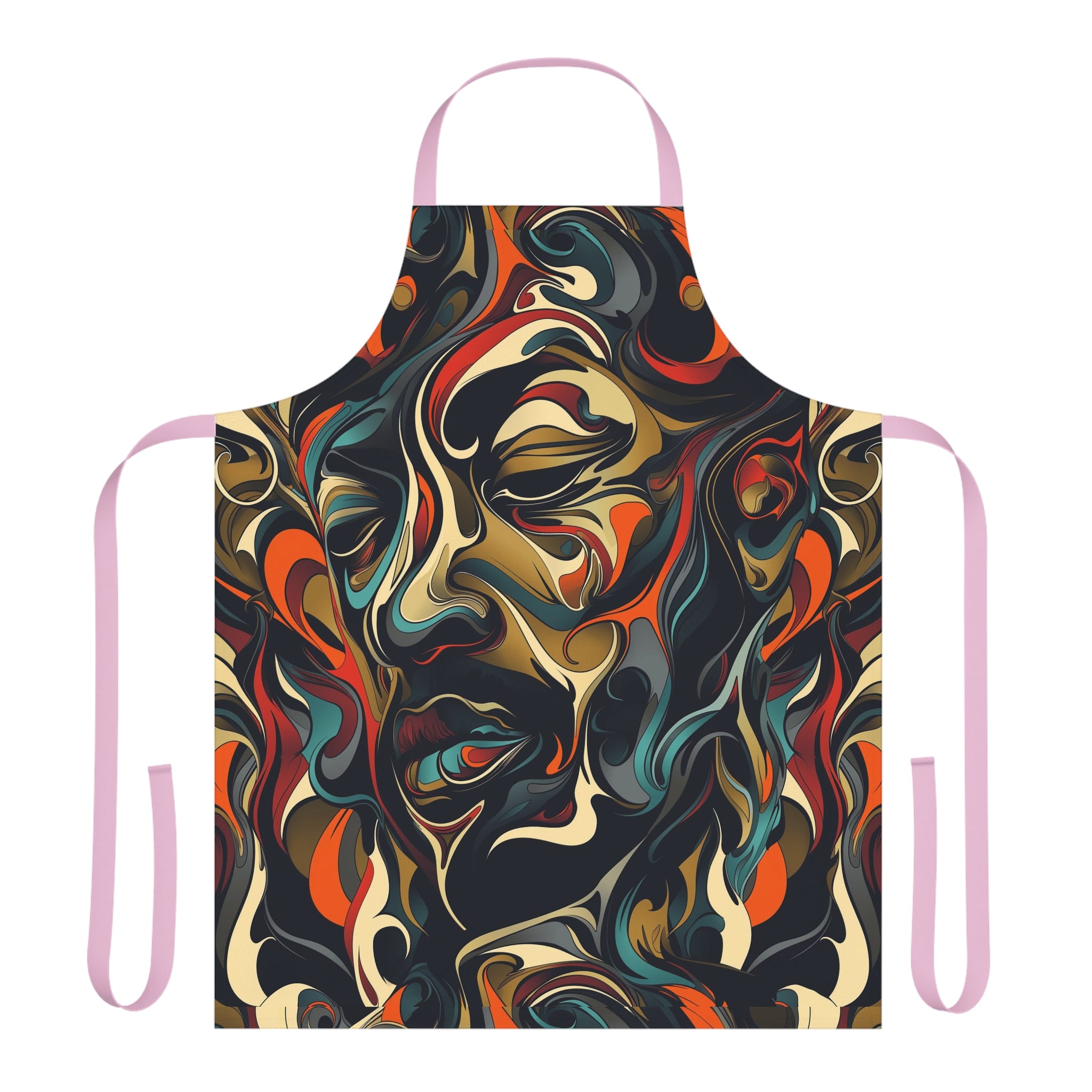 Apron, 5-Color Straps (AOP)