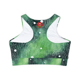 Fully Lined, Padded Sports Bra (AOP)