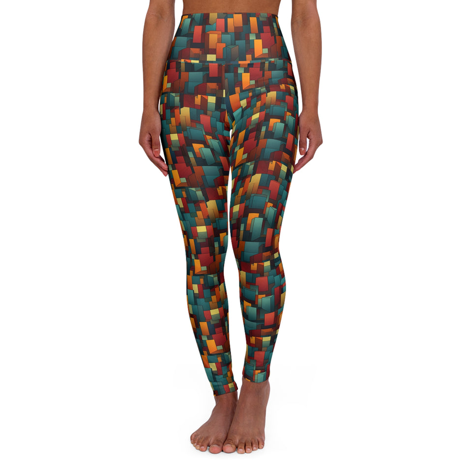 High Waisted Yoga Leggings (AOP)