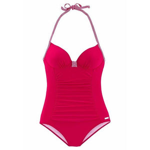 Plus size women push up swimwear