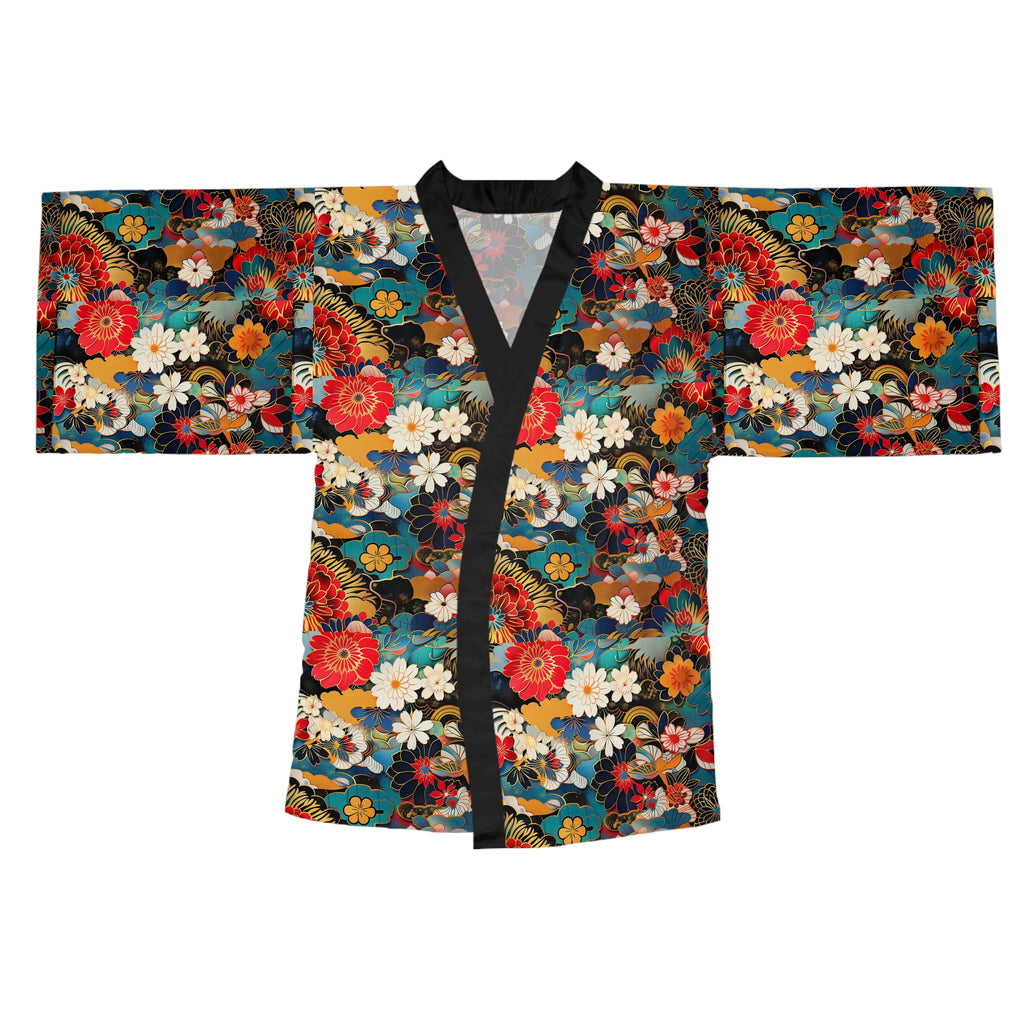 Long Sleeve Kimono Robe (AOP)