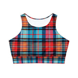 Fully Lined, Padded Sports Bra (AOP)