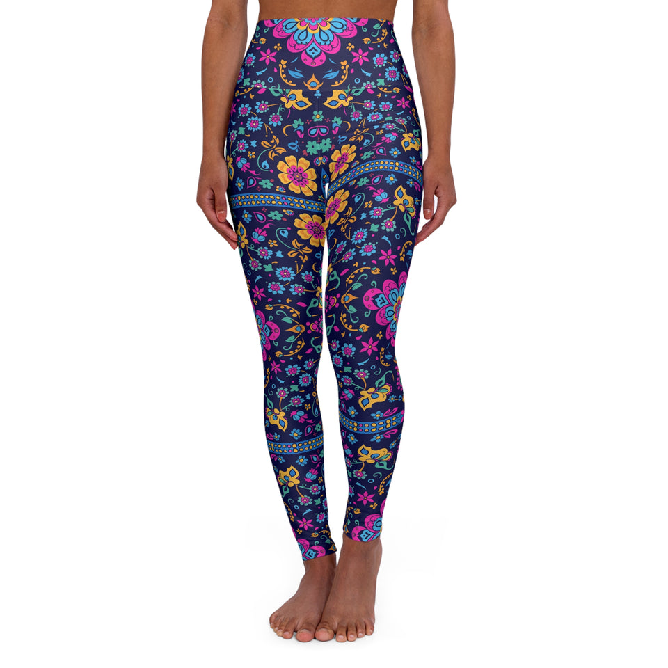 High Waisted Yoga Leggings (AOP)