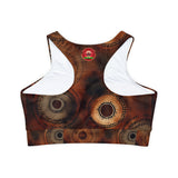 Fully Lined, Padded Sports Bra (AOP)