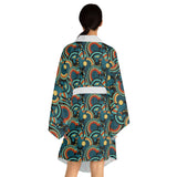 Long Sleeve Kimono Robe (AOP)