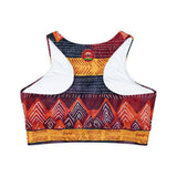 Fully Lined, Padded Sports Bra (AOP)