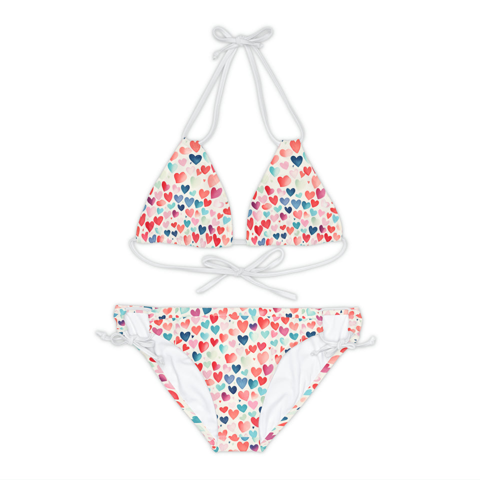 Strappy Bikini Set (AOP)