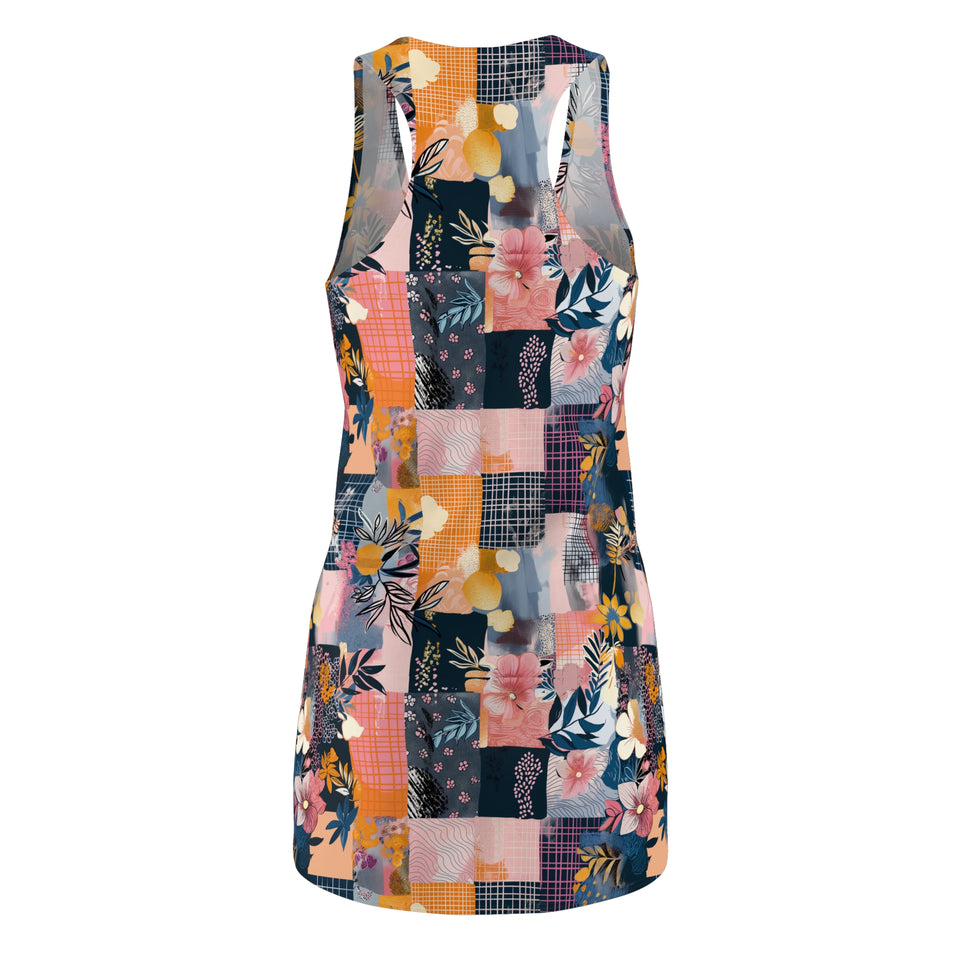 Women's Cut & Sew Racerback Dress (AOP)