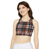 Fully Lined, Padded Sports Bra (AOP)