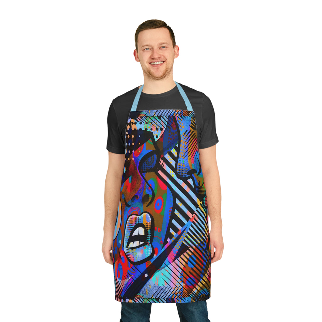 Apron, 5-Color Straps (AOP)
