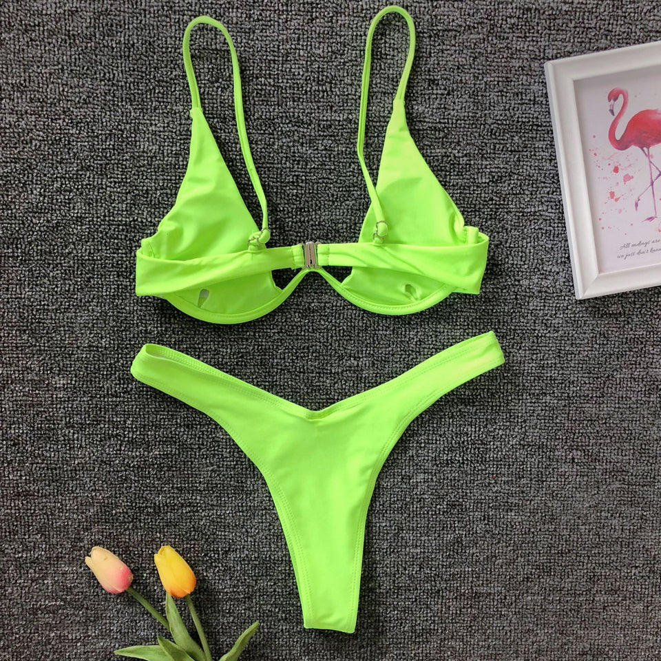 Swimwear Summer Bikini Women Swimsuit Set